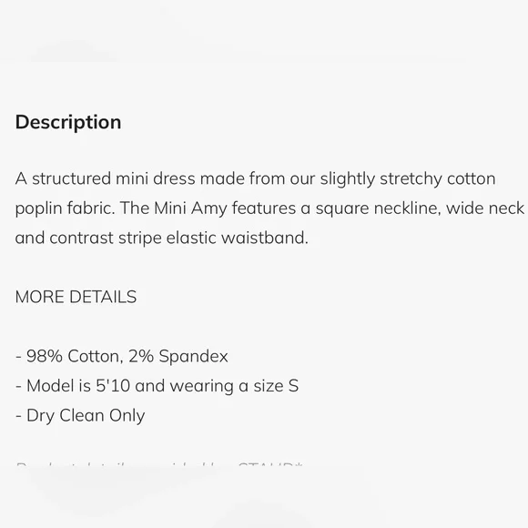 ⭐️NWT Staud Amy Mini Dress⭐️ - Picture 10 of 11